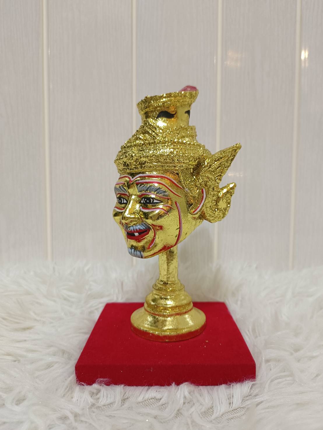 พ่อแก่ ขนาดกลาง 4 นิ้ว พร้อมฐานปิดทอง