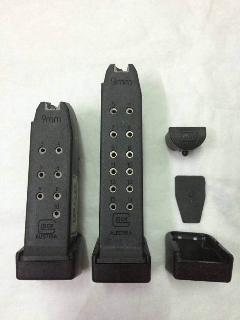 New.ฝาปิดตูดแม็ก Glock17 / G18 / G19 / G26 ราคาพิเศษ