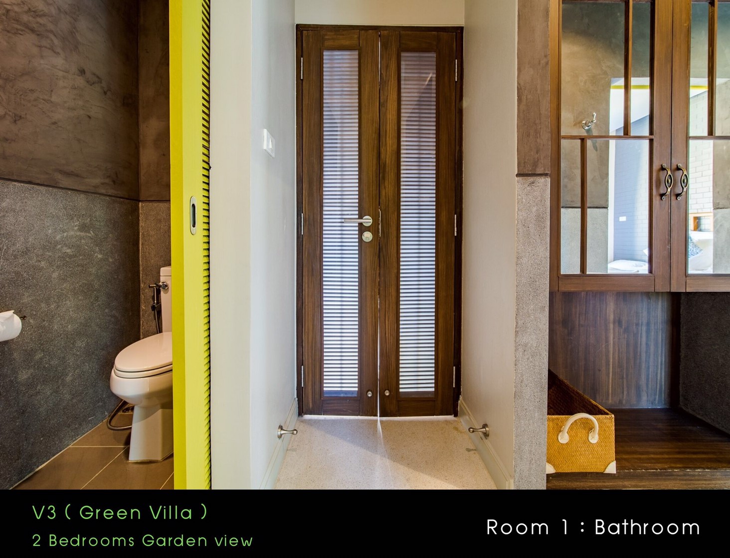 HR15023 บ้านพักหัวหิน บ้านทัศคานี บีช วิลล่า 3 ( Green 2Bed Garden View )