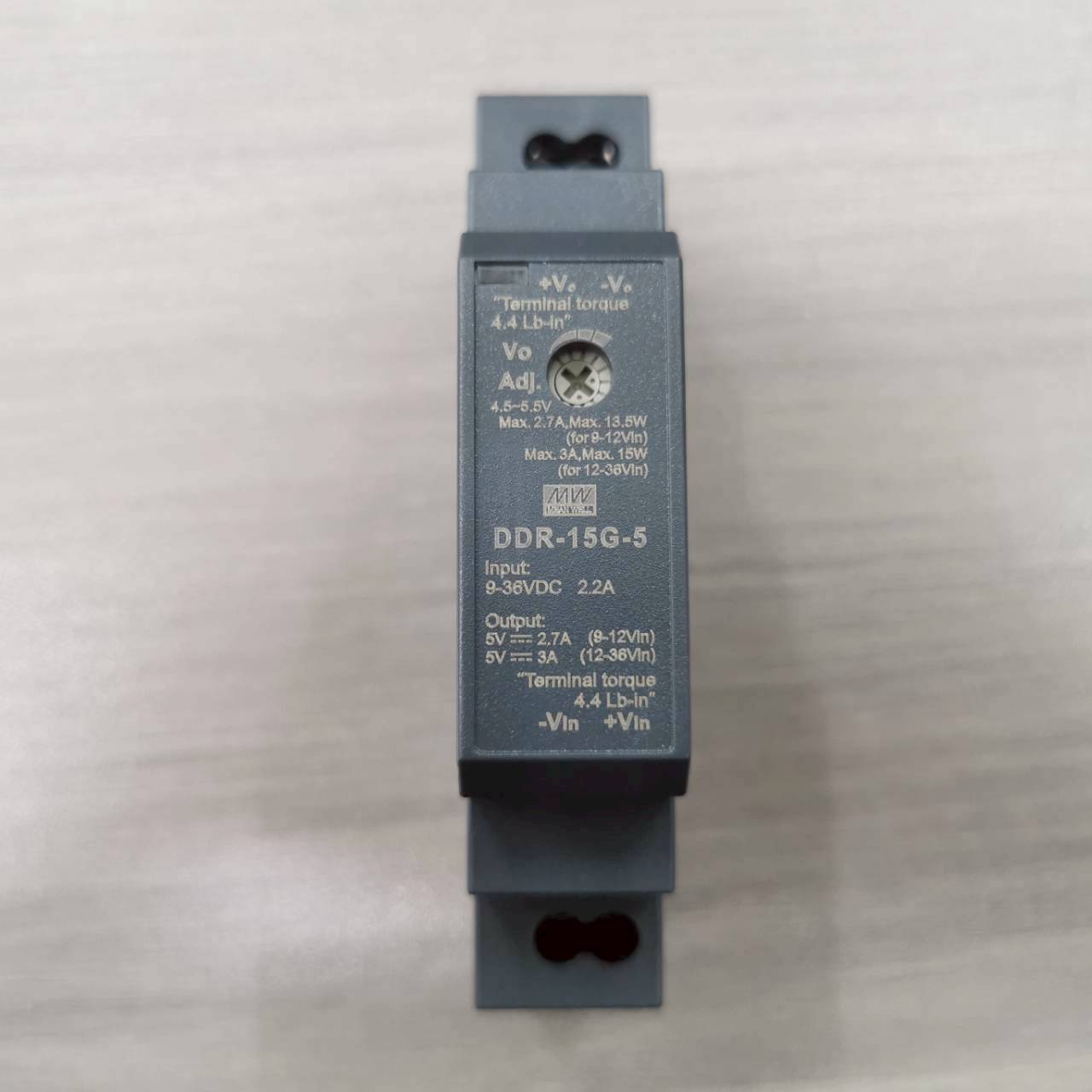 DDR-15G-5 Switching power supply MEANWELL Isolated DC/DC Converters ตัวแปลง DC-DC แปลง 9 –36 VDC เป็น 5 VDC