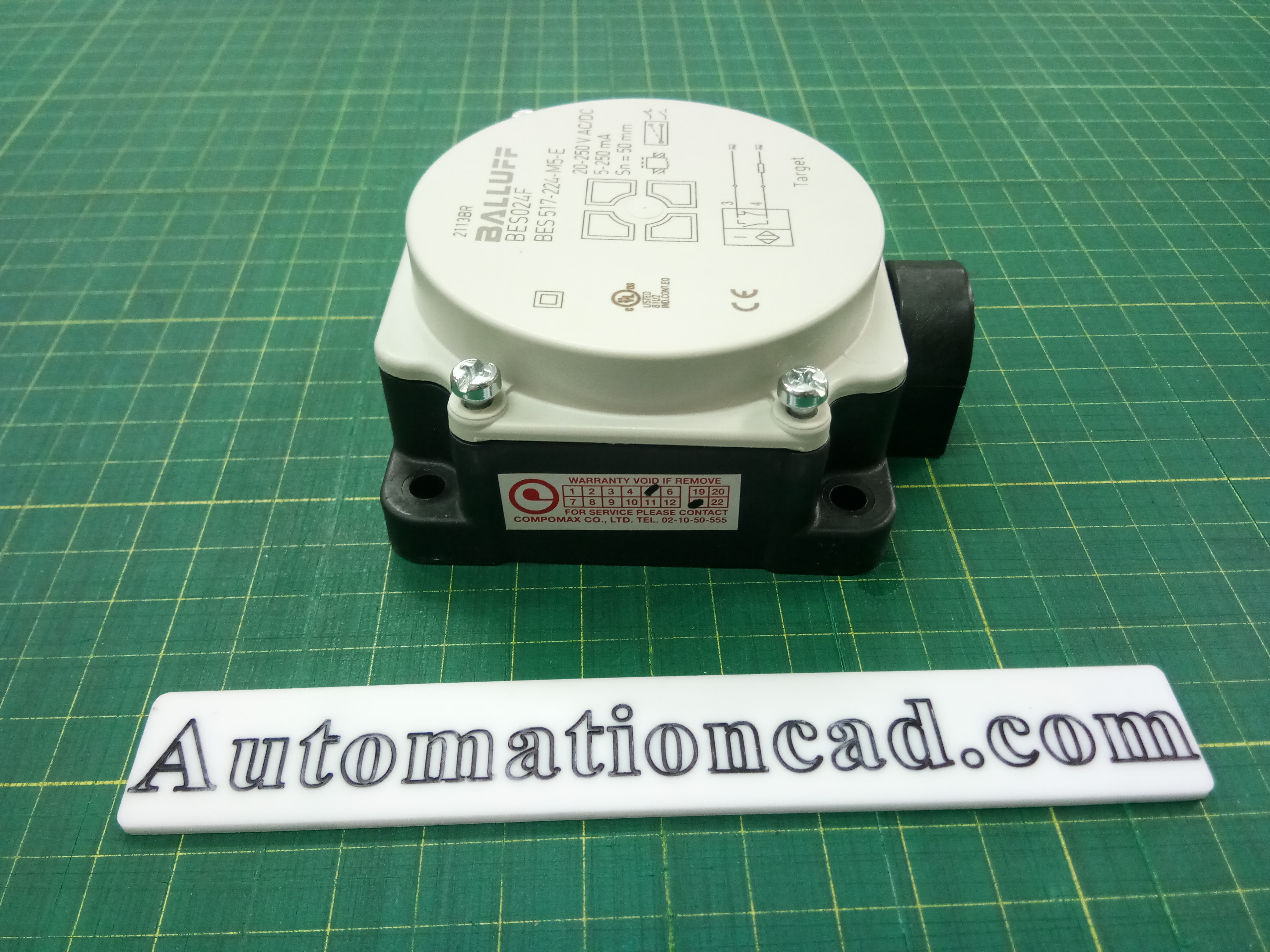 เซ็นเซอร์ BULLUFF ระยะตรวจจับ 50 mm NO/NC 250 VDC/AC Standard Inductive Sensor