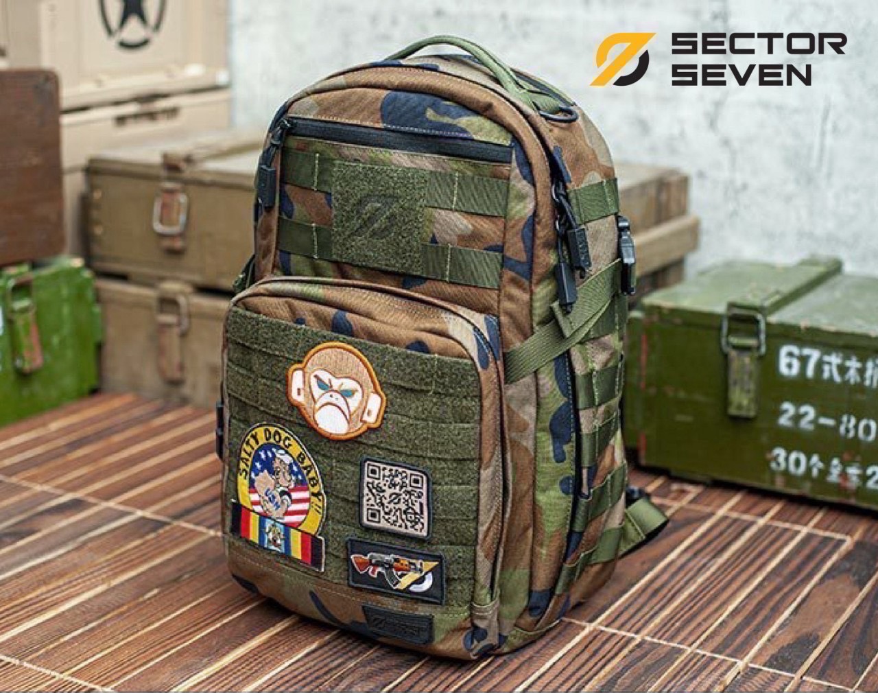 (clapping hands)สินค้าเข้ามาแล้วค่ะ (fire)เป้ Sector seven ( Sector Seven Tactical Backpack ) ⚓️ ผลิตจากผ้า Nylon 1000D ⚓️ ออกแบบภายใน แบ่งช่องใส่ของได้เป็นระเบียบ ⚓️ ด้านหน้าและด้านข้างมี Molle webbing สำหรับติดอุปกรณ์ต่างๆ ⚓️