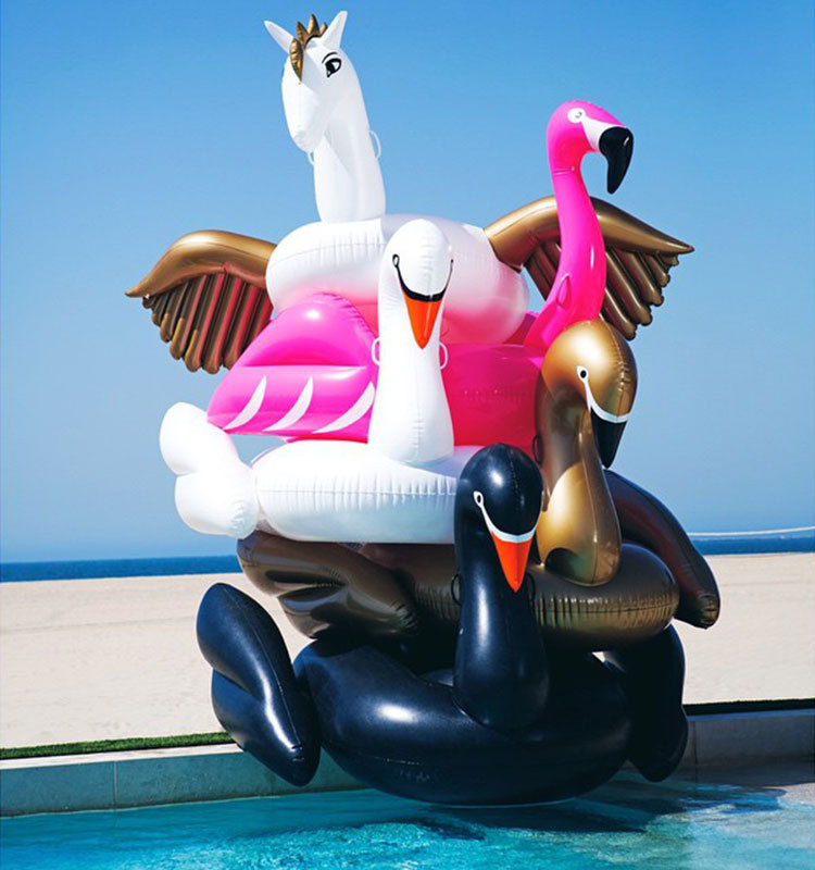 แพยางเป่าลมแฟนซีรูปหอยมุก Super Giant Pearl Inflatable Pool Float (สีขาวมุก)