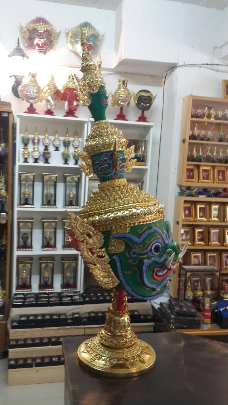 หัวโขน ทศกัณฐ์ ขนาดสวมหัว