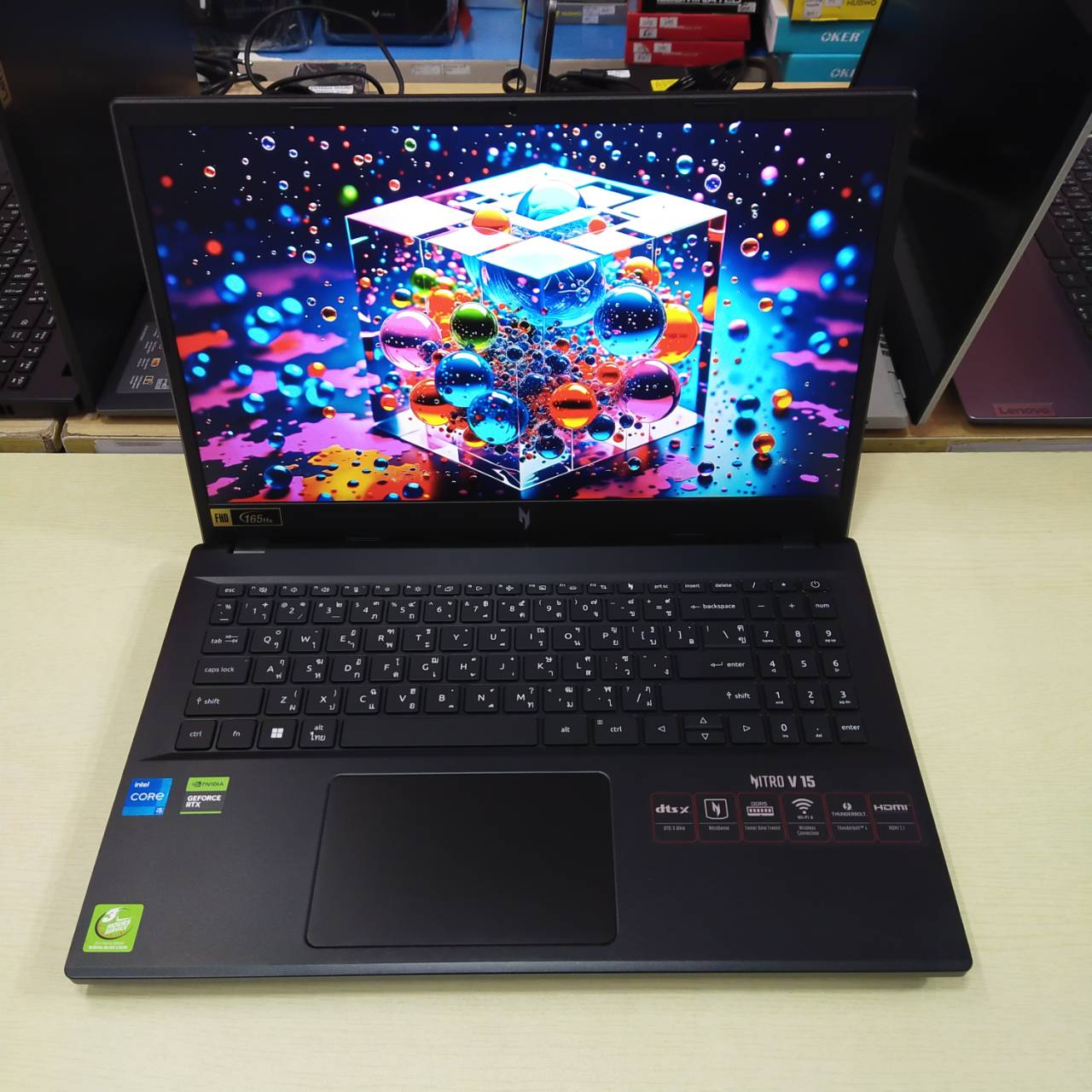 ACER NITRO V15 ANV15-51-55NS สภาพเครื่อง 99% ติดฟิล์มกันรอยหน้าจอแล้ว (ประกันศูนย์ Onsite 14/01/2028) (ประกัน J.I.B 27/03/2028)