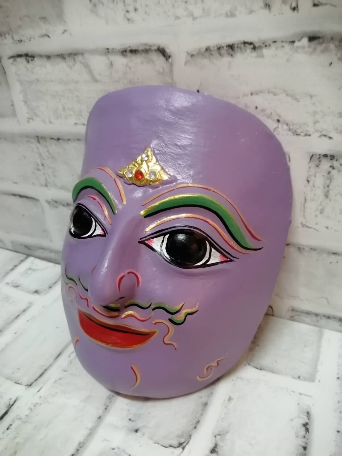 หน้ากาก พระนารายณ์ ใส่ตาแก้ว