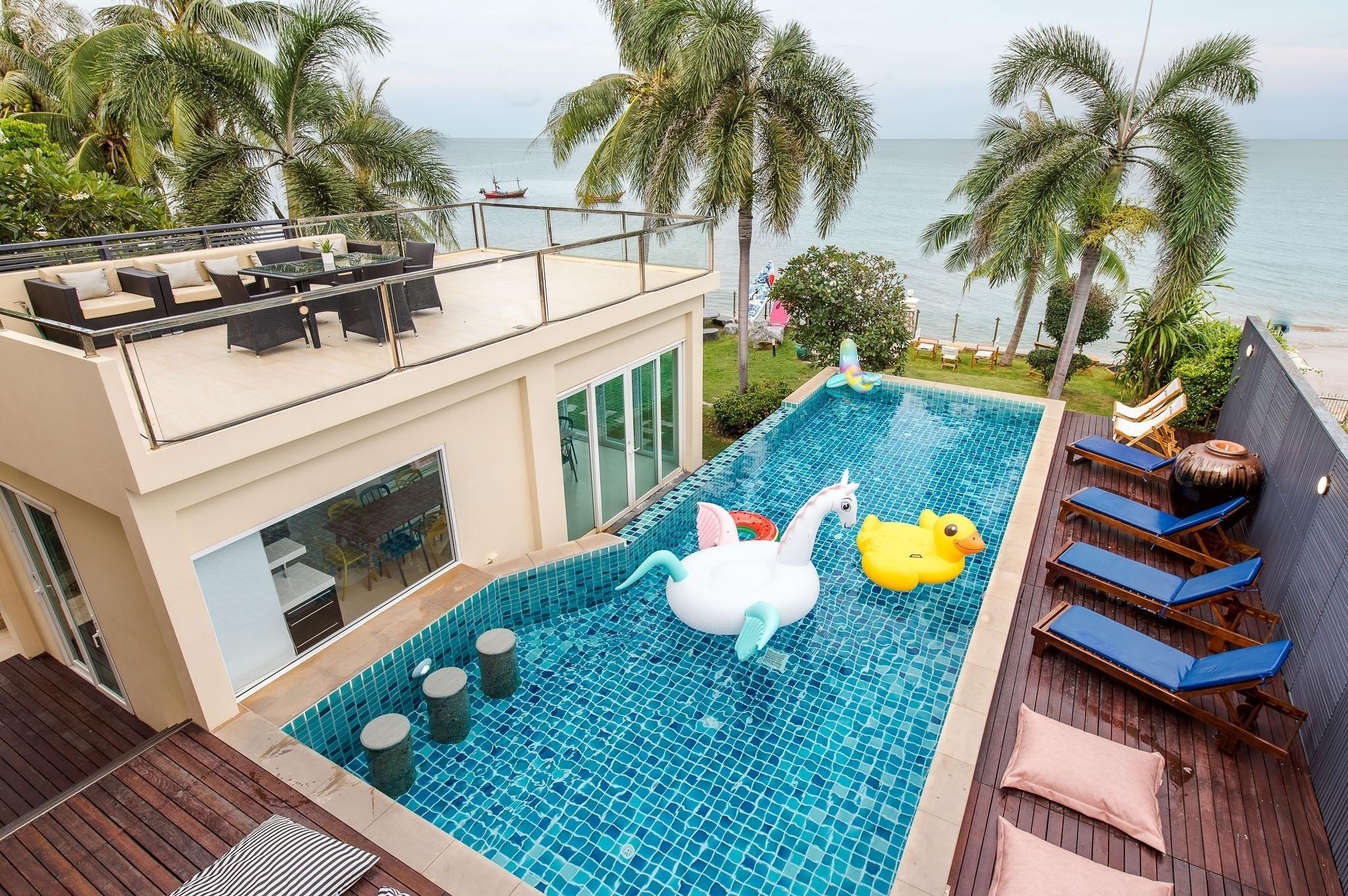 HR15006 บ้านพักหัวหิน บ้านซีไซด์ พูลวิลล่า