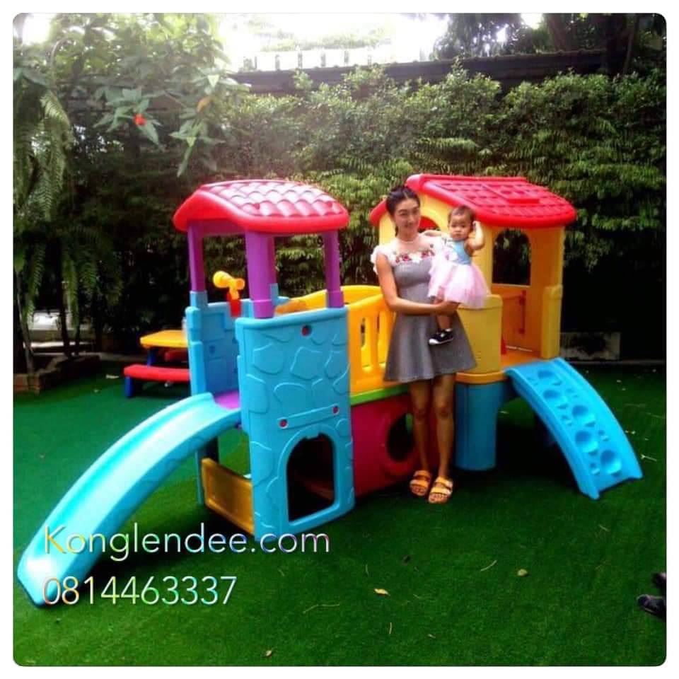 บ้านน้อย 2 ชั้นสีพลาเทล