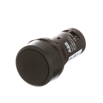 ปุ่มกด ABB 1NO+1NC สวิตซ์กดเด้งกลับ สีดำ รู 22 mm Push Button Switch