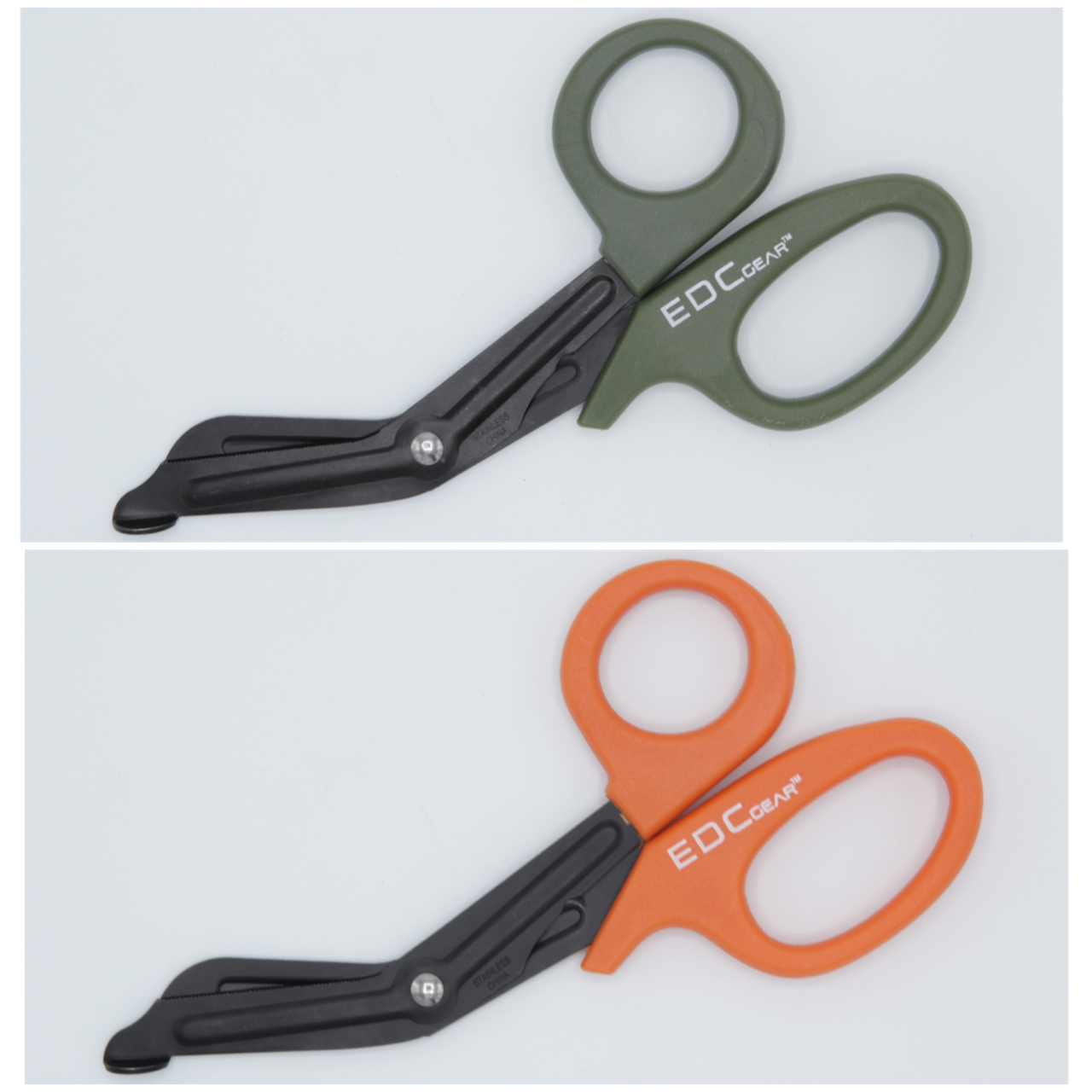 กรรไกรแพทย์สนาม (Tactical EDC Scissor) คุณสมบัติ : #วัสดุผบิตจากสแตนเลส เคลือบไทเทเนียมสีดำ #ตัวกรรไกรไม่มีการสะท้อนแสง และ ไม่เป็นสนิมง่าย #รูปทรงออกแบบมาให้โค้งงอ เพื่อความปลอดภัย และ ใช้งานสะดวก มี4สีให้เลือก #สีดำ #สีทราย #สีเขียว #สีส้ม