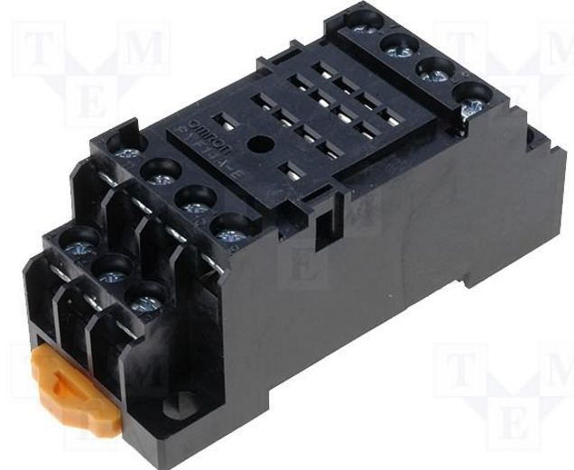 PYF14A-E SOCKET RELAY OMRON MY4 ป้องกัน ปลายนิ้วส้มผัสน๊อต