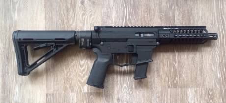 New.ชุดพับพายท้าย M4 Law Tactical AR-15 Folding Stock Adapter for Cmmg M4 / M16 / SR25 ราคาพิเศษ