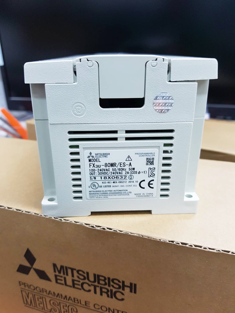 FX3U-80MR/ES-A PLC MITSUBISHI 40 IN/40 OUT AC/DC/RELAY
