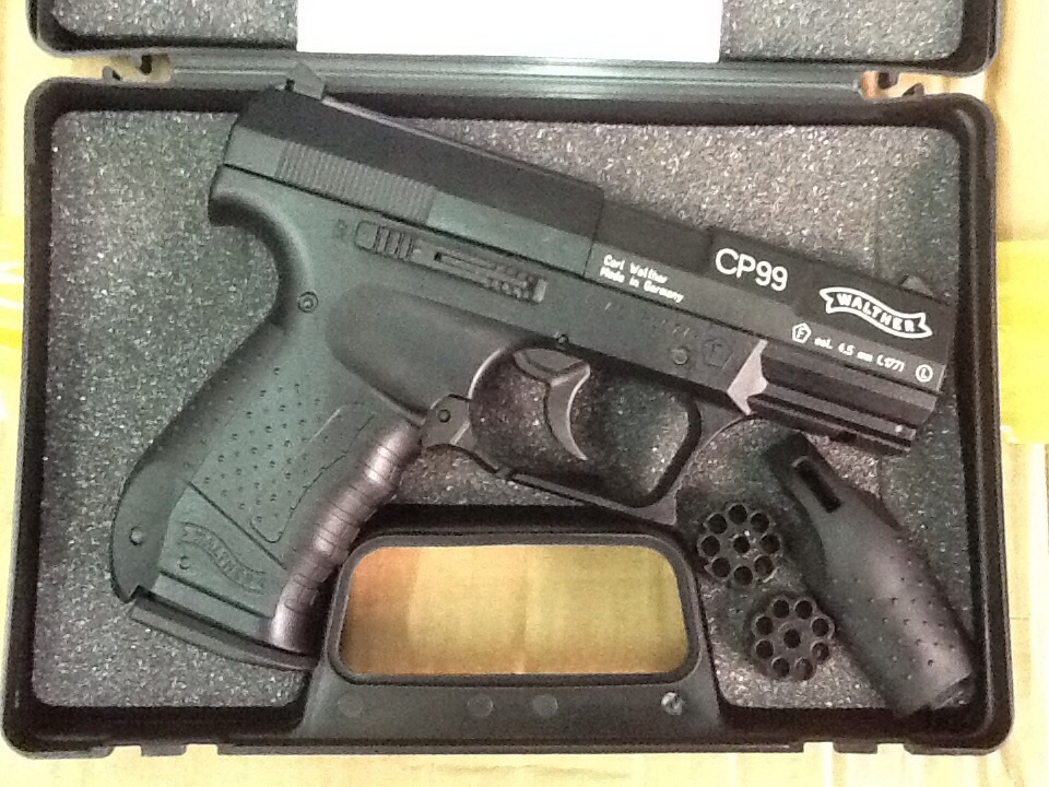 New.UMAREX WALTHER CP99 ลูกเบอร์1 CO2 สีดำ