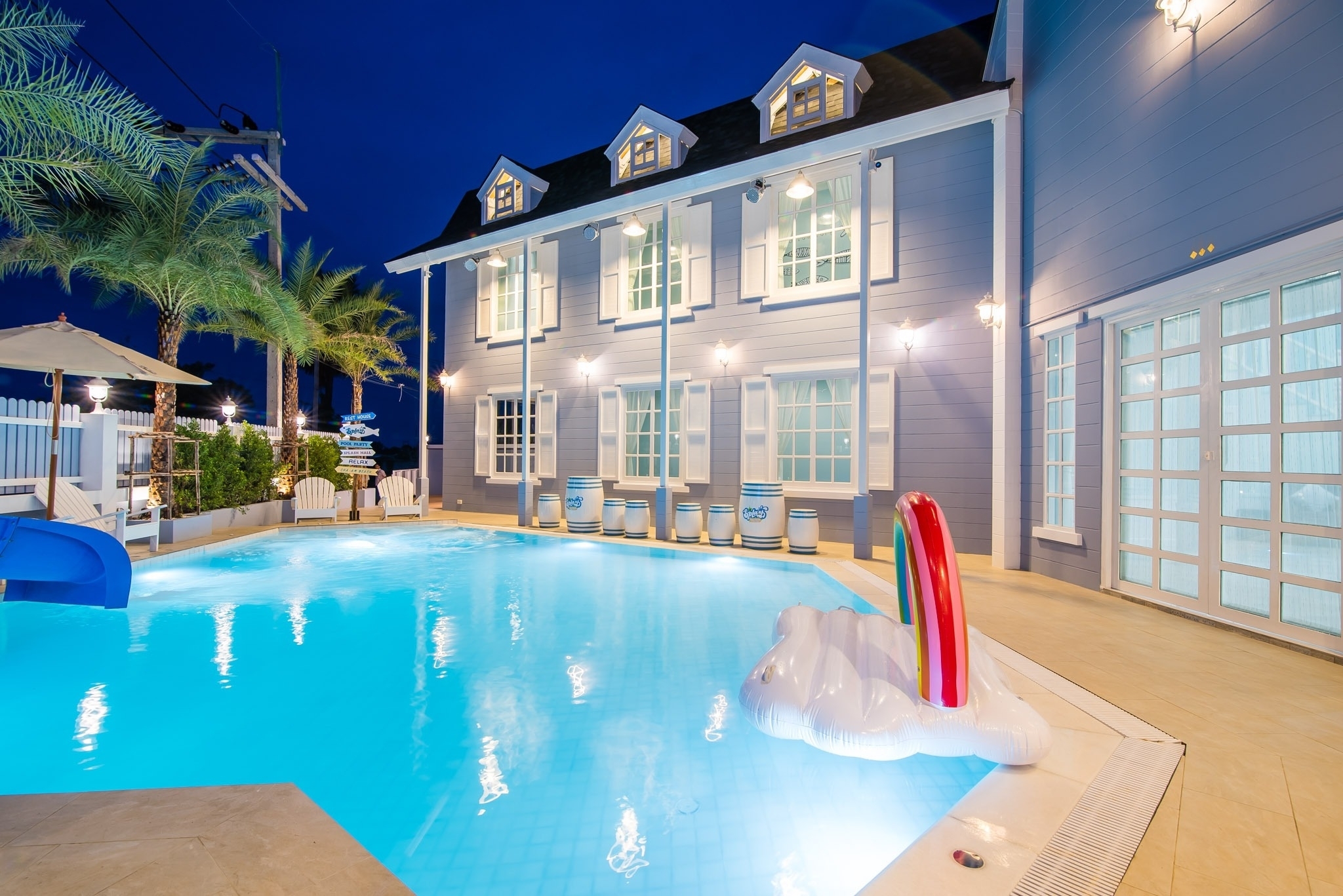 HR7005 บ้านพักชะอำ บ้านพาสเทล