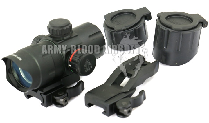 New.UTG 4.2" ITA Red/Green CQB Dot with QD Mount, Riser Adaptornex ราคาพิเศษ
