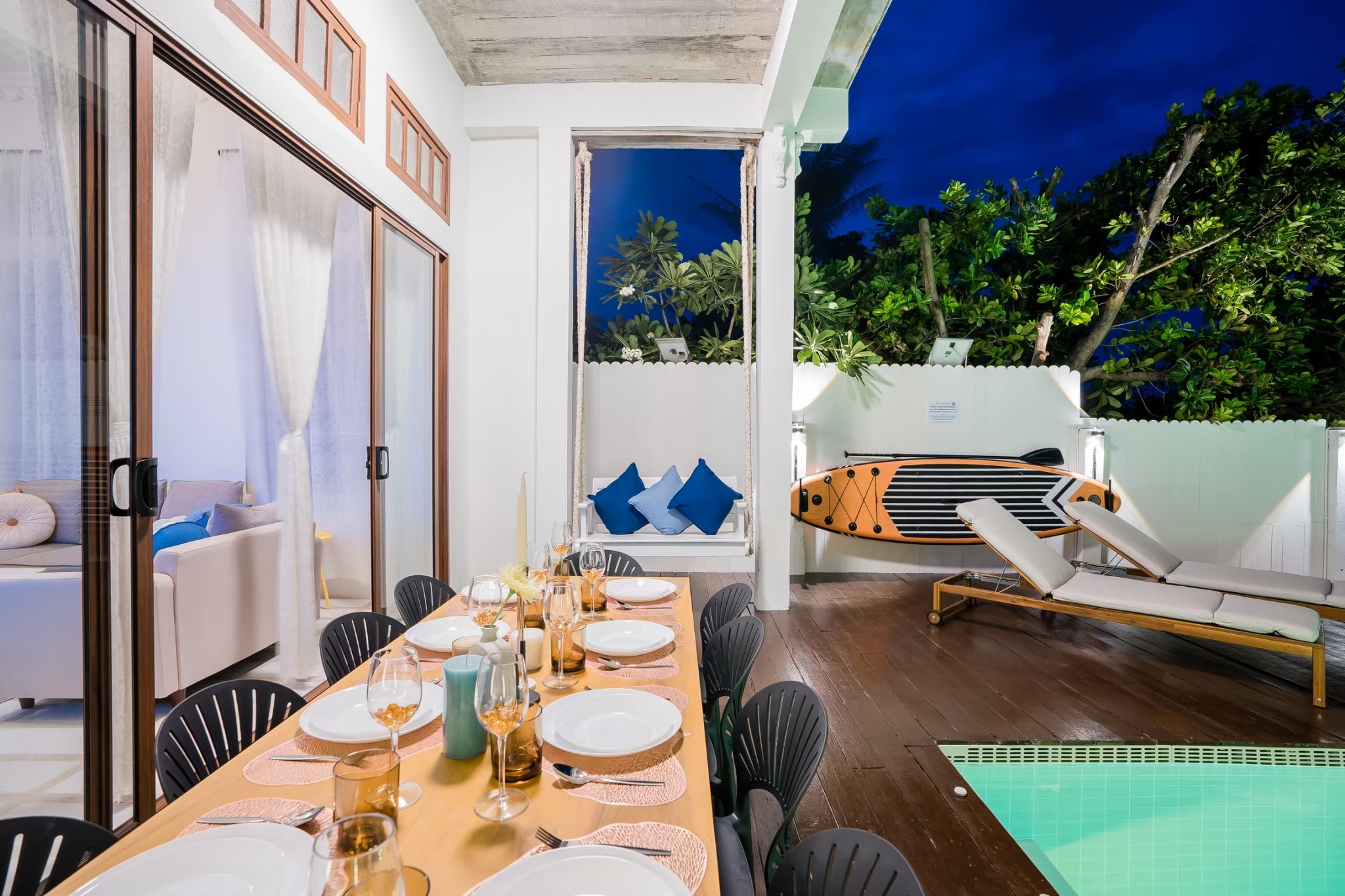 15086 บ้านพักติดทะเล De Pranburi beach villa