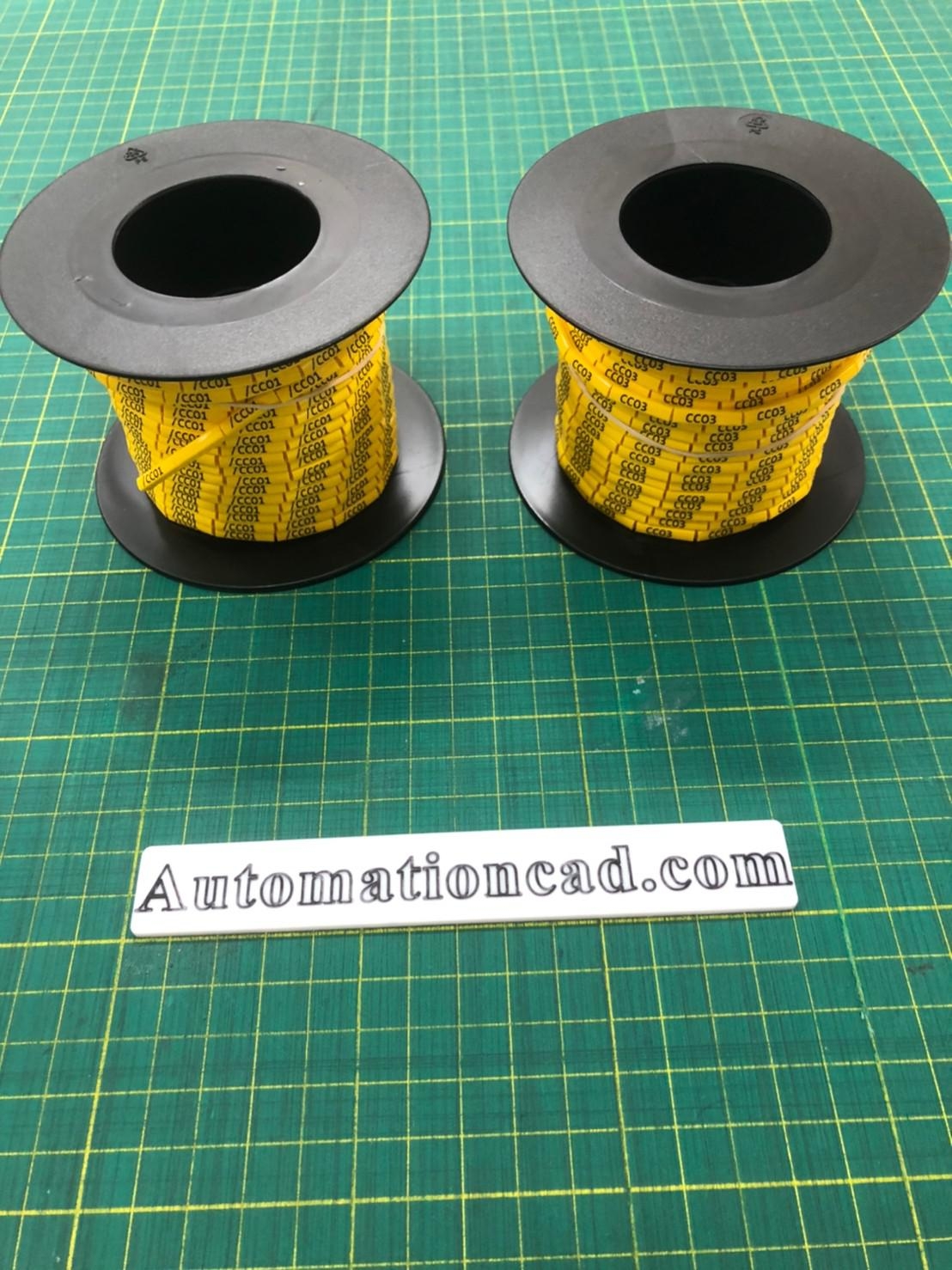 รับพิมพ์ TAG มาร์คสายไฟ PARTEX WIRE MARKING แบบพิมพ์อักษรใส่ได้เอง