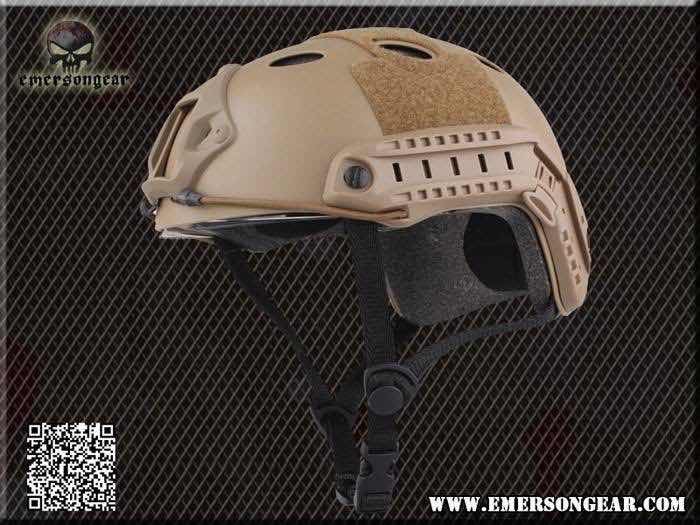 หมวก Emerson Fast Helmet PJ Type มีแว่นในตัว