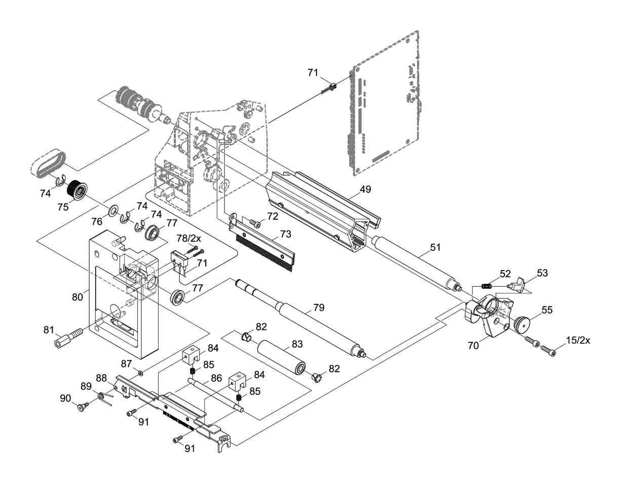 SQUIX 6 LABEL PRINTER by INDUSTRIAL CAB PRINTER