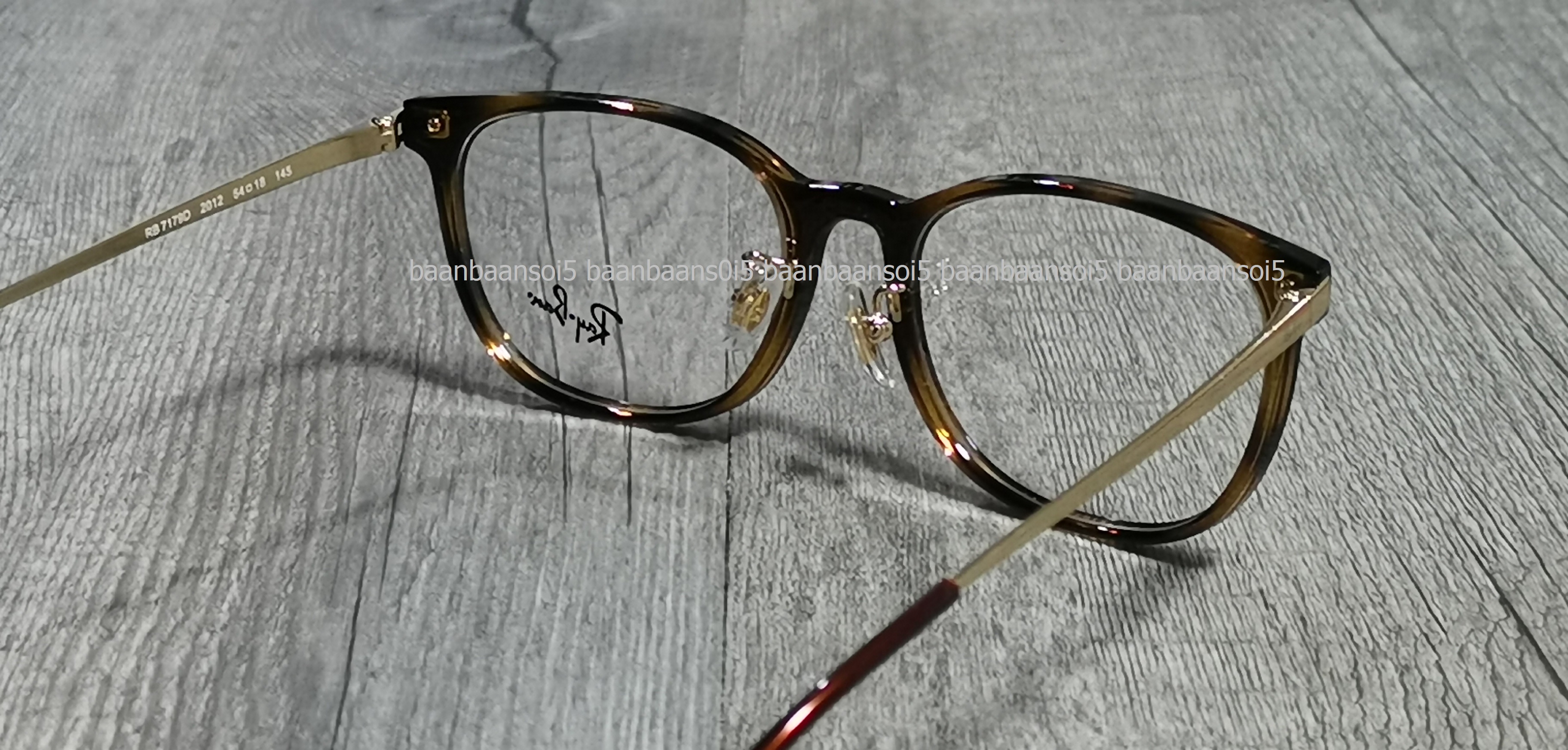 Rayban RX7179D 2012 Havana Optic โปรโมชั่น กรอบแว่นตาพร้อมเลนส์ HOYA ราคา 3,500 บาท