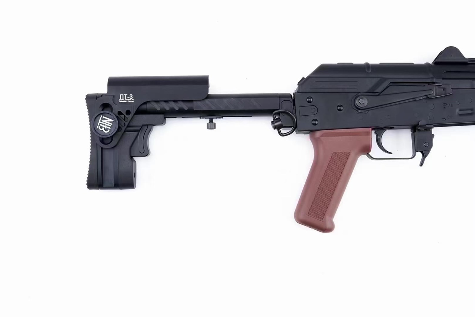 พานท้ายพับ AK Зенит ПТ-3 Zenit PT-3 style telescopic - 5KU-277-B