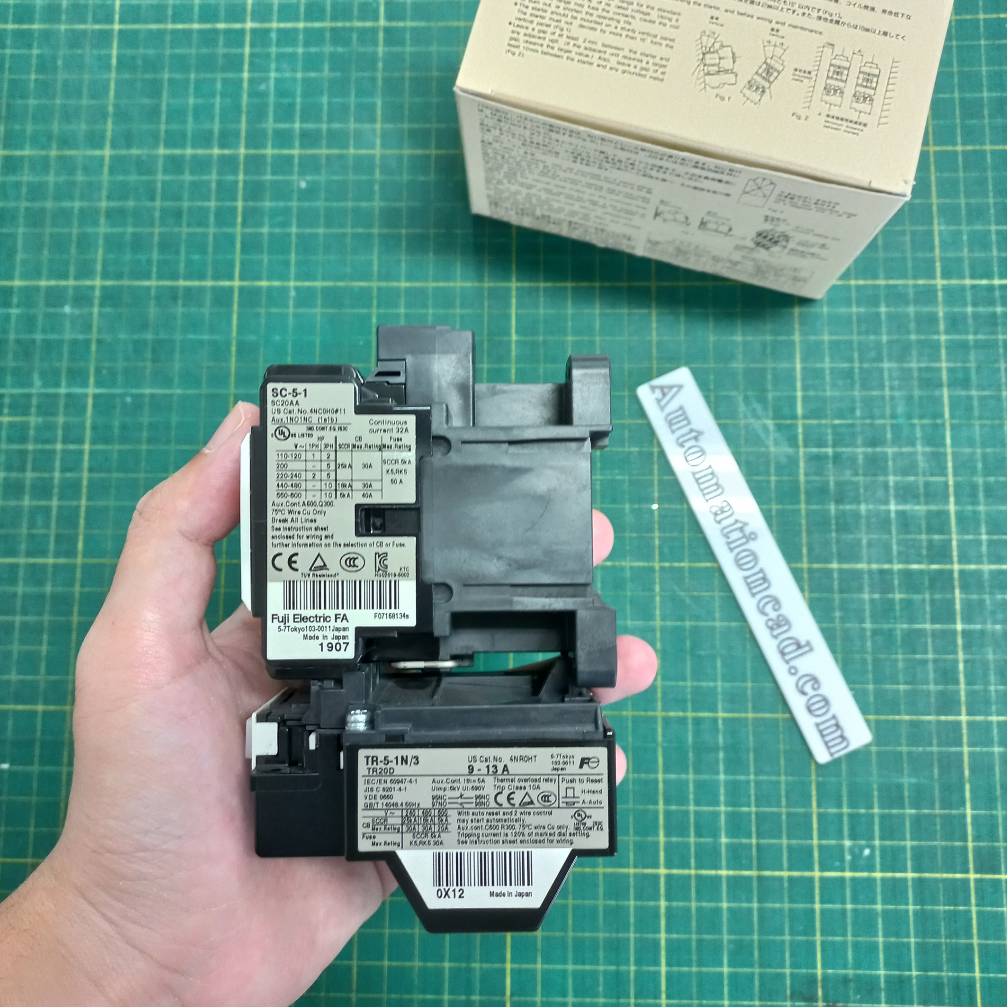 SC-5-1 CONTACTOR FUJI ELECTRIC แมกเนติก คอนแทคเตอร์ รุ่น SC-5-1 Coil 220V 3P 1NO+1NC 32A Magnetic Magnetic Switch