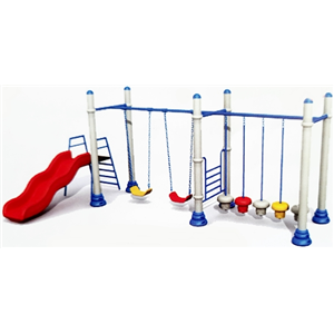 ชุด 3 in 1 กระดานลื่น+ชิงช้า+ทรงตัว