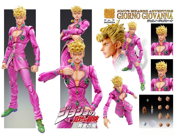 เปิดจอง Super Figure Action [JoJo`s Bizarre Adventure] Part V 39. Giorno Giovanna (Hirohiko Araki Specify Color)