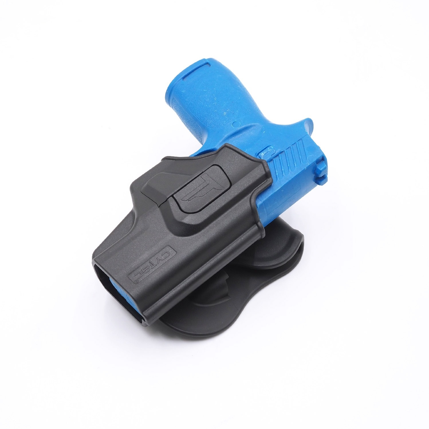New. ซองพกนอก ปลดล็อคนิ้วชี้ Cytac ( Cytac R-Defender Holster ) -ผลิตจากวัสดุ Polymer เกรดคุณภาพ แข็งแรงทนทาน -ซองถูกออกแบบให้ปลดล็อคนิ้วชี้ (Level 2) ใช้งานปลอดภัย -ด้านหลังเป็นเพลทเหน็บเข็มขัด ชนิดพิเศษ มีแผ่นยางเสริม เพิ่มความหนืด -สามารถถอดเพลทเหน็บออ