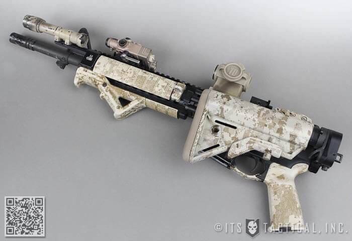 New.ชุดพับพายท้าย M4 Law Tactical AR-15 Folding Stock Adapter for Cmmg M4 / M16 / SR25 ราคาพิเศษ