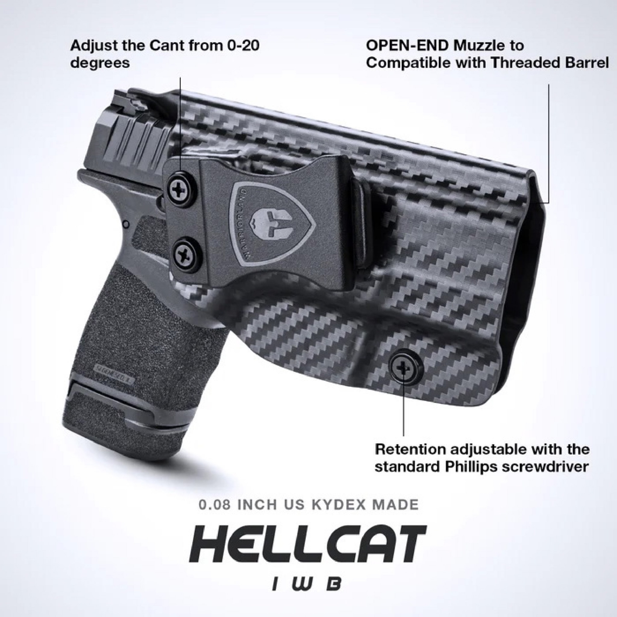 New. ซองพกใน Carbon Fiber springfield Hellcat Carbon Fiber Holster springfield Hellcat ( Warriorland ) - ผลิตจาก Carbon Fiber คุณภาพสูง - แผ่นหนา 2 mm. แข็งแรงทนทา - ออกแบบให้ซองคลุมรอบโกร่งไก ป้องกันอุบัติเหตุ - ซองไม่เก็บความชื้น ทำความสะอาดง่าย - ปรับค