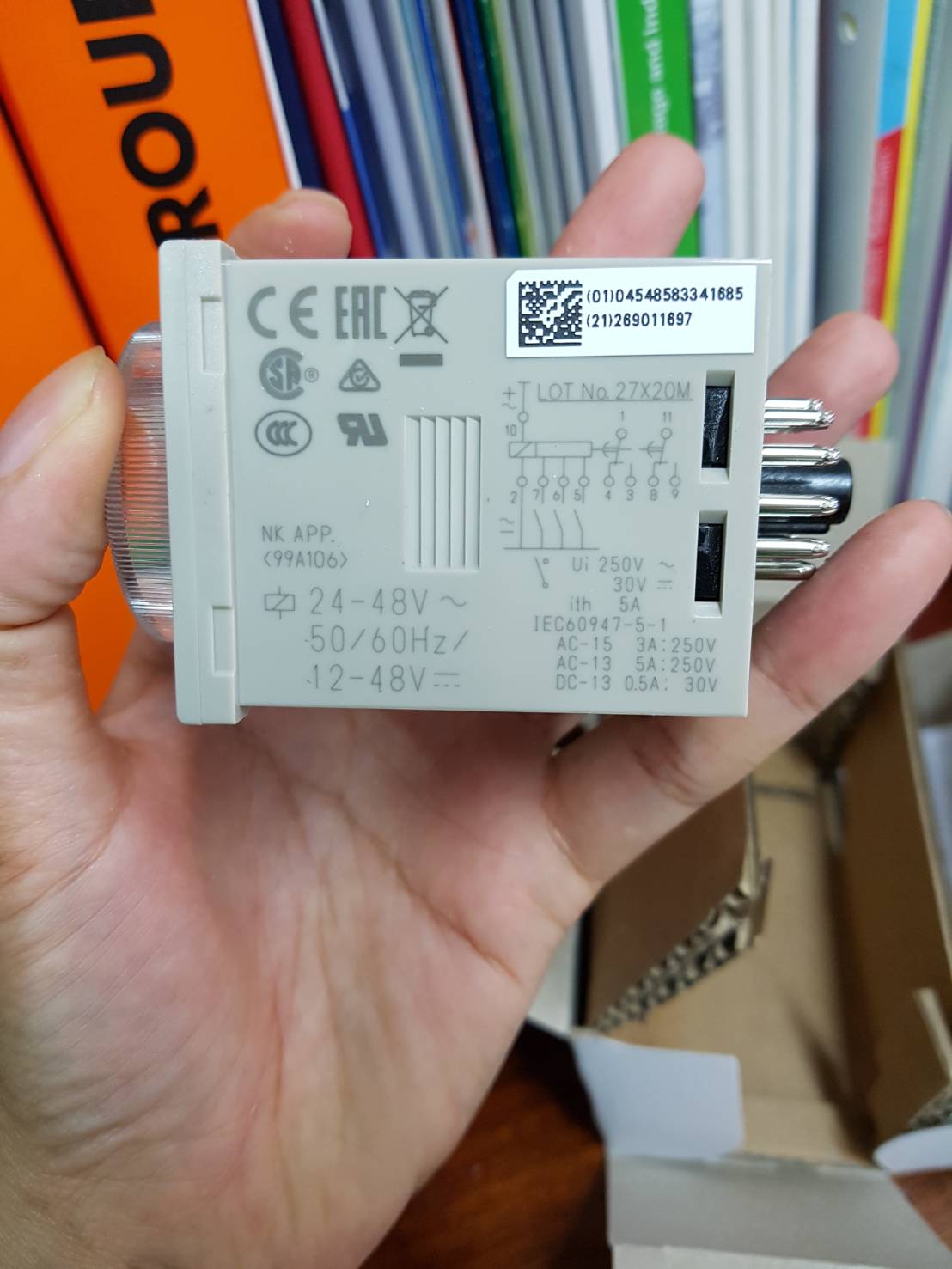 TIMER ไทม์เมอร์ OMRON H3CR-A 220VAC