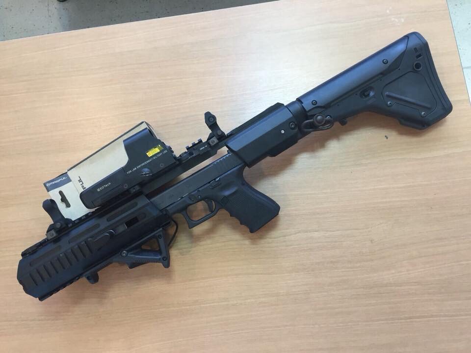 New.ชุดประกอบ Hara arm Glock เพิ่มความแน่นอนในเล็งและจับกระชับมือได้อย่างง่ายๆกับ Hera Arms TriarII for Glock วัสดุโดยรวมเป็น อลูมิเนียมเนื้อแข็ง สามารถนำไปใช้ปืน Glock 17/19/20/22/23/31/32/34/35 ได้ หรือจะนำไปใช้กับปืนจริงก็ได้ ประกอบง่ายไม่ต้องใช้เครื่อ