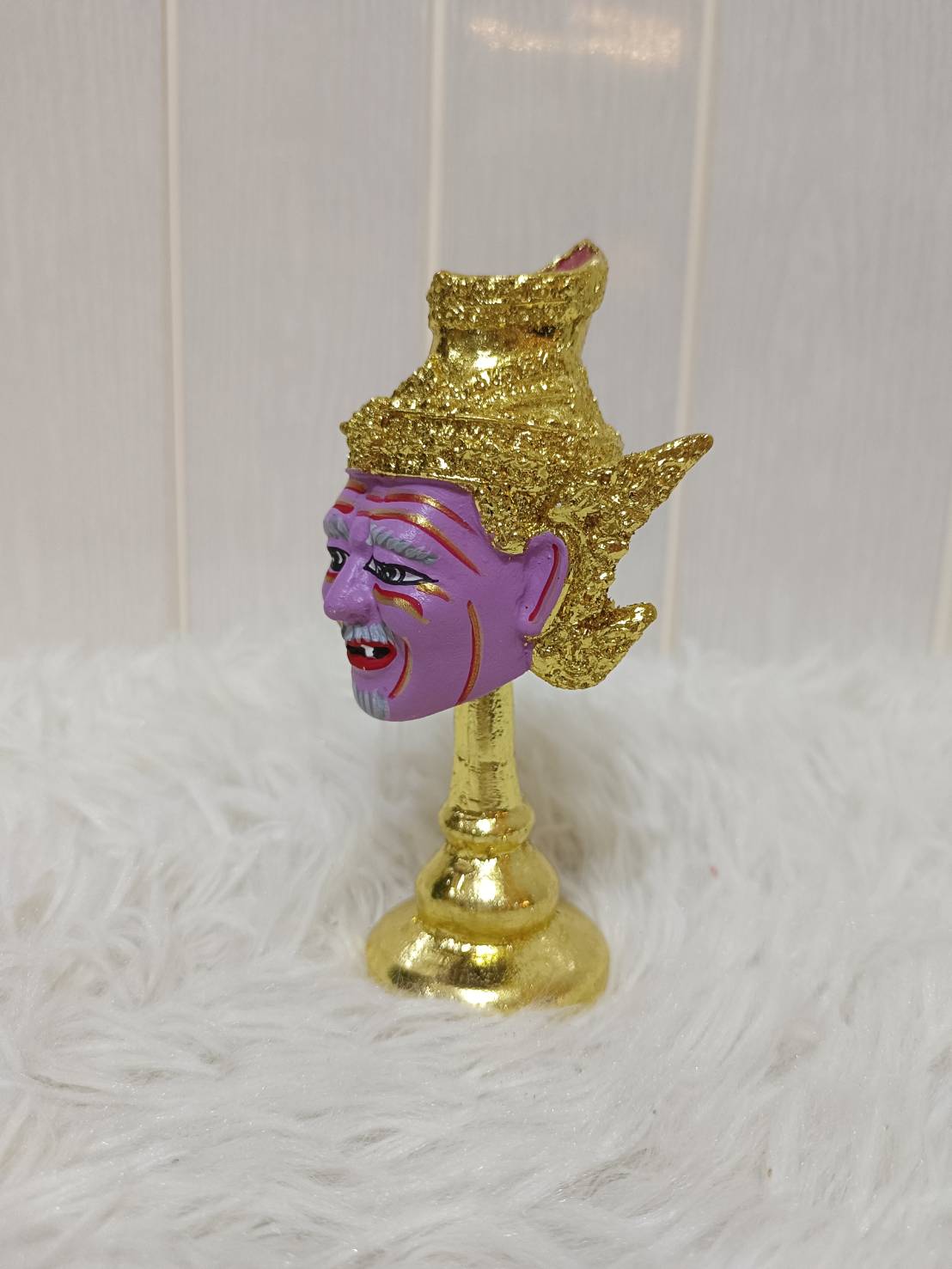 พ่อแก่ ฤาษี นารายณ์ ขนาดจิ๋ว พร้อมฐานปิดทอง