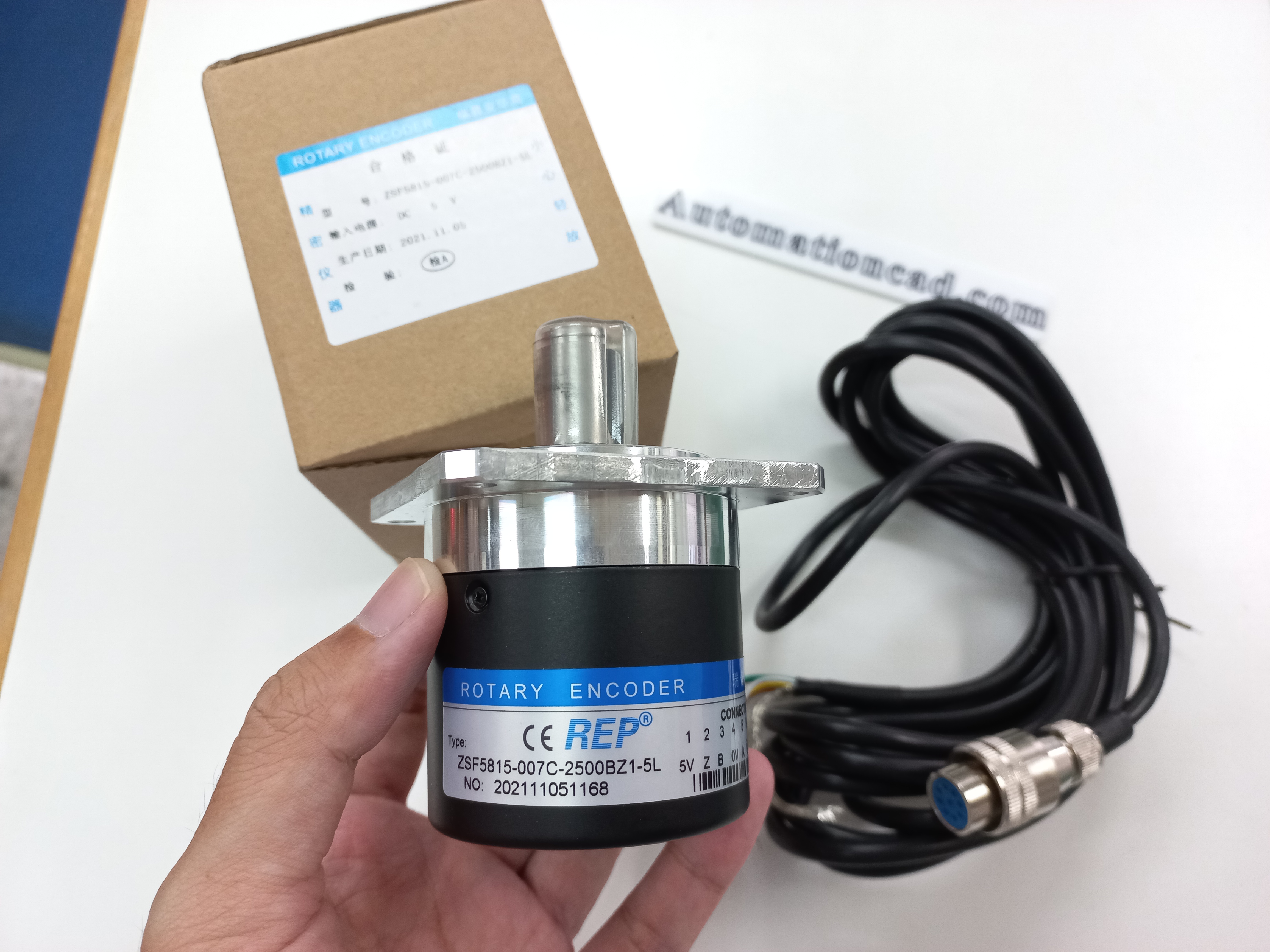 ROTARY ENCODER เอ็นโค้ดเดอร์ ZSF6215 ZSF5815-007C-2500BZ1-5L แบบ INCREMENTAL
