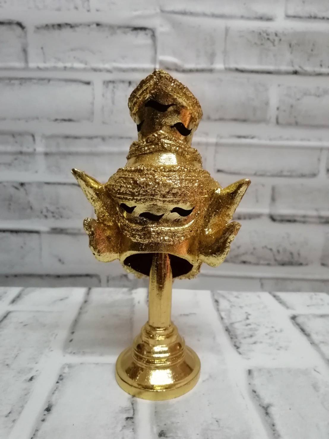 พ่อแก่ ขนาดกลาง 4 นิ้ว พร้อมฐานปิดทอง