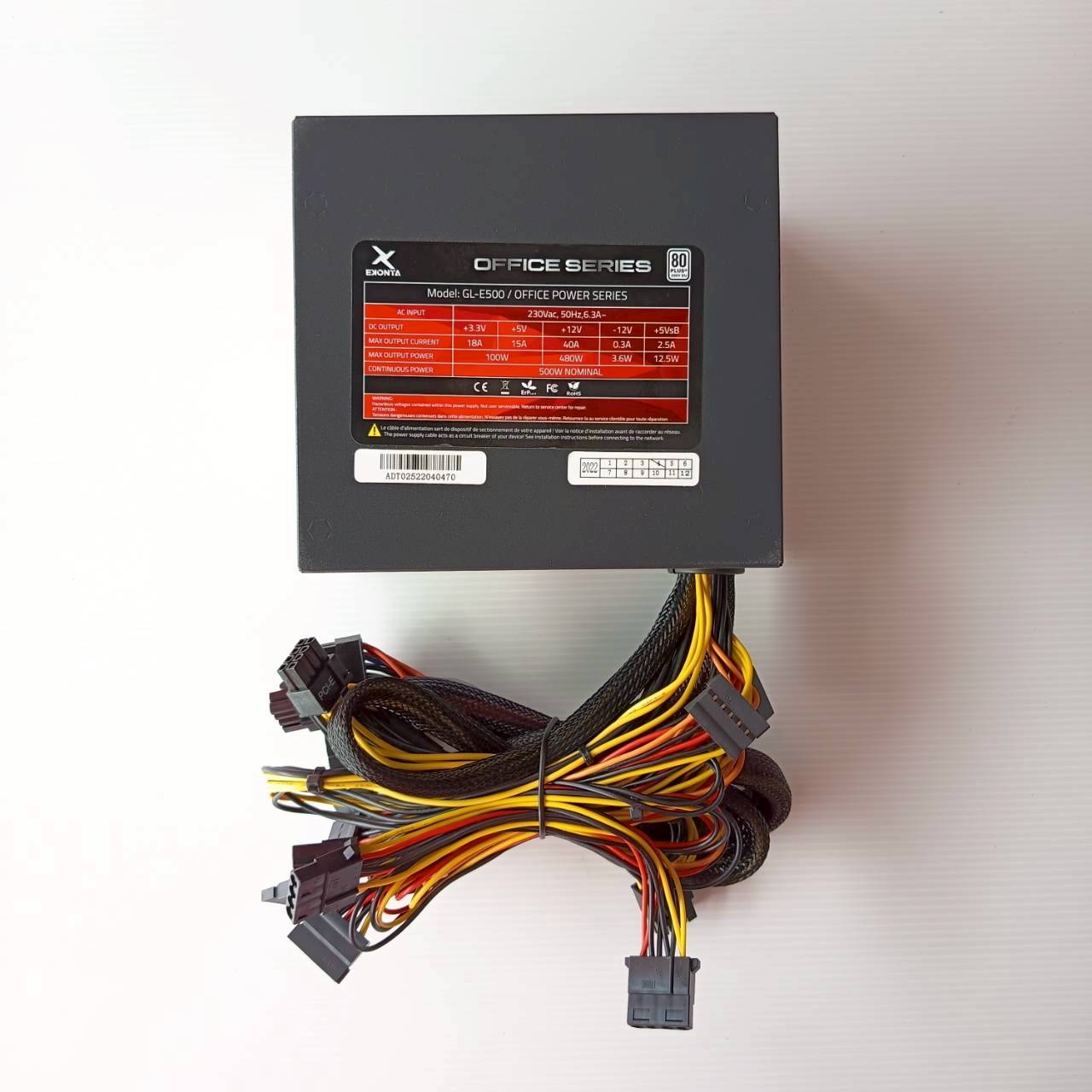 PSU EKONTA GL-E500 (80+ White) ประกัน J.I.B 23/1/2026