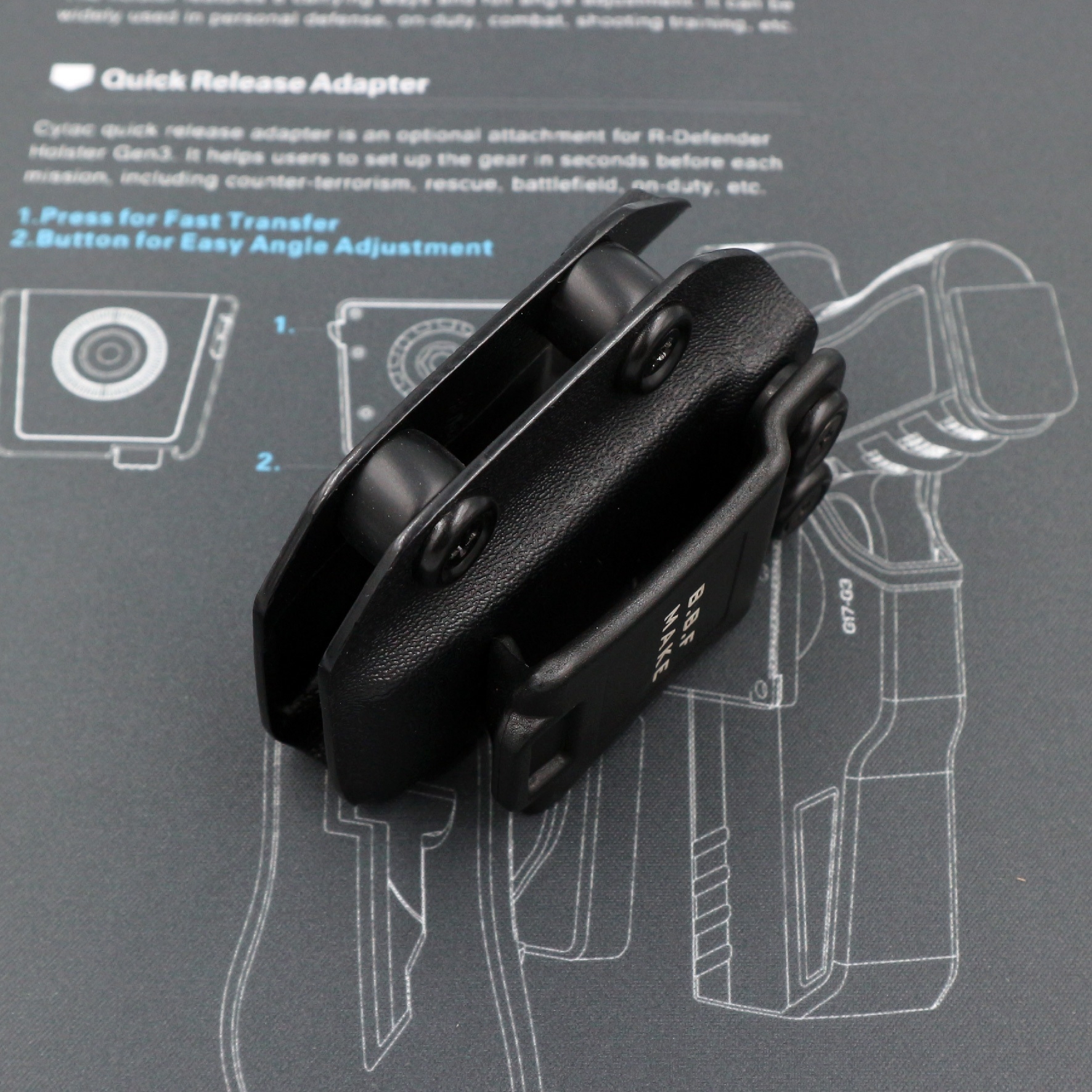 New.BBF make Magazine Holster_ซองแม็กกาซีน Kydex (G17/G19/G26/G22)