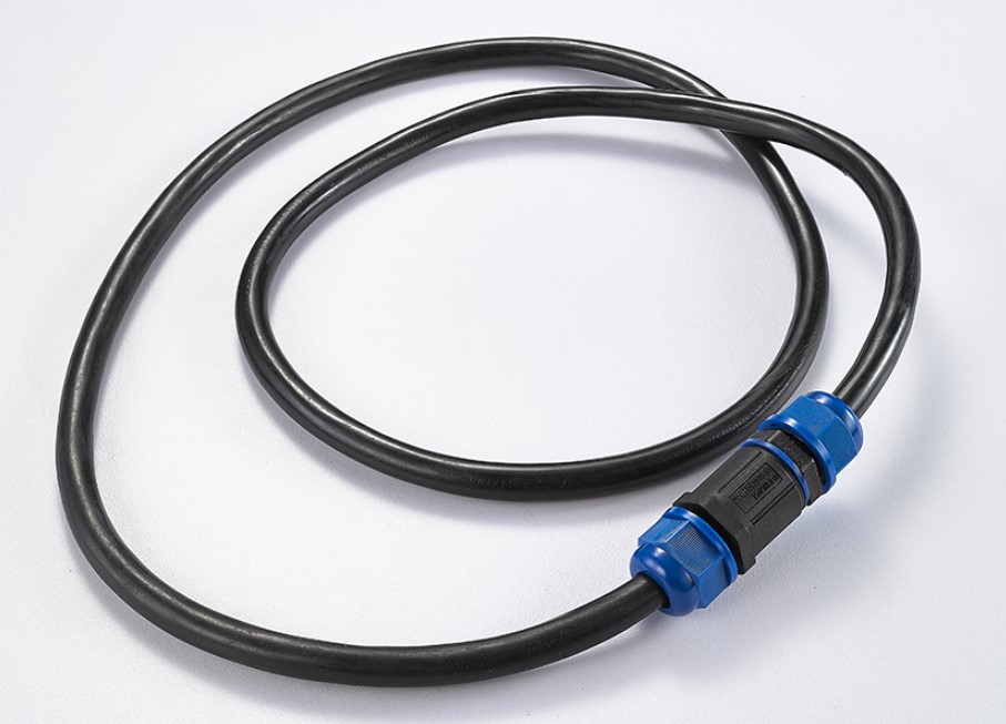 ข้อต่อสายไฟกันน้ำ ใช้กับสายไฟฟ้า เบอร์ 0.5 ถึง1.5 mm² 3 เส้น แบบขันน็อต