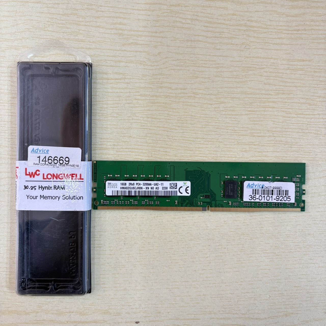 RAM PC DDR4 (3200) 16GB HYNIX * RAM ใหม่ ประกัน Advice LT.
