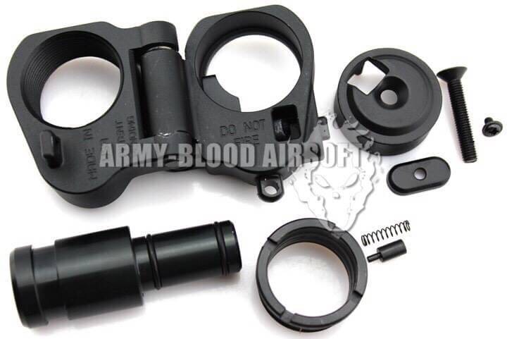 New.ชุดพับพายท้าย M4 Law Tactical AR-15 Folding Stock Adapter for Cmmg M4 / M16 / SR25 ราคาพิเศษ
