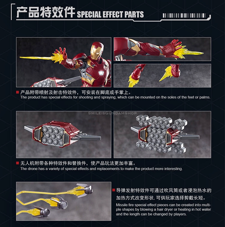 [PO]1/9 Ironman MK46[E-MODEL]โมเดลประกอบ