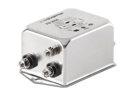 NOISE FILTER SCHAFFNER 30A 250V 50/60Hz