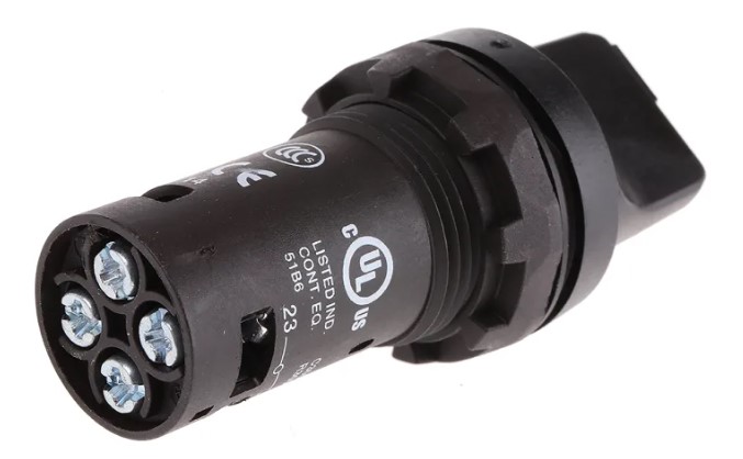 ซีเล็คเตอร์สวิตช์ ABB 3จังหวะ บิดค้าง 2NO Selector switches รู 22 mm