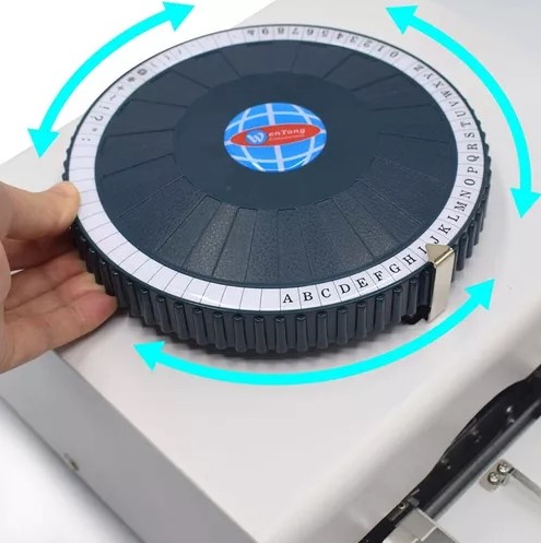 เครื่องปั๊มแท็ก แผ่นโลหะ TAG EMBOSSER เครื่องปั๊มนูนตัวอักษร