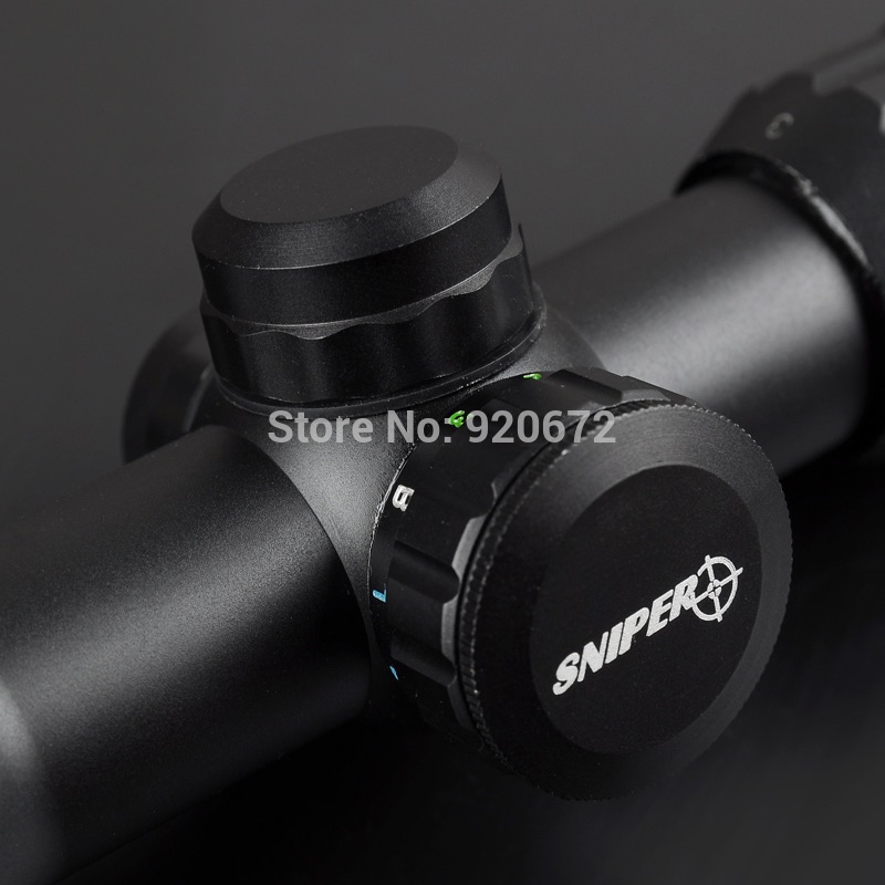 Sniper 3-9x32 Target Sight Reticle Red Green blue dot Hunting Tactical LLL Night Vision Monocular Optical Riflescope Gunsight
