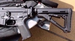 New.ชุดพับพายท้าย M4 Law Tactical AR-15 Folding Stock Adapter for Cmmg M4 / M16 / SR25 ราคาพิเศษ