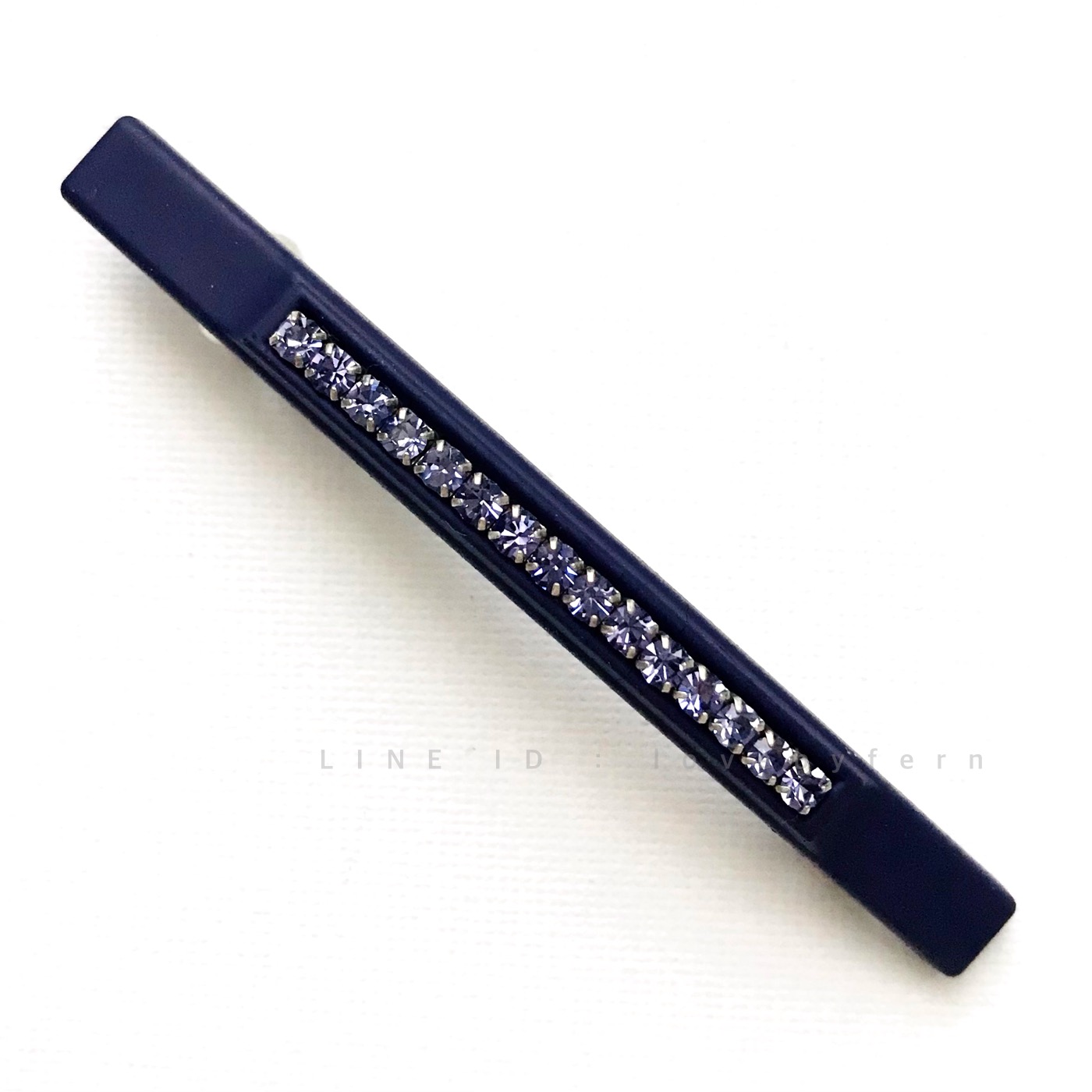 กิ๊บสปริงเกาหลี-สีม่วง แต่งคริสตัลสวยสีเดียวกัน ขนาด 0.7 x 8.5 cm ตัวสปริงยาว 7 cm สวยมินิมอล คุณภาพเยี่ยม #MadeinKorea #กิ๊บสปริงเกาหลี #lovebyfern