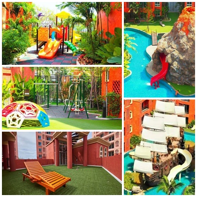 ปล่อยเช่าห้องพักห้องคอนโด SEVEN SEA จอมเทียน ห้องเช่า รายวัน รายเดือน รายปี
